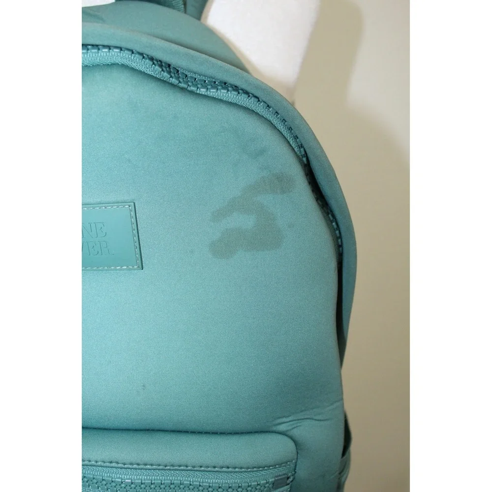 Dagne Dover Dakota Neoprene Backpack Teal Green Medium Travel Commuter Bag